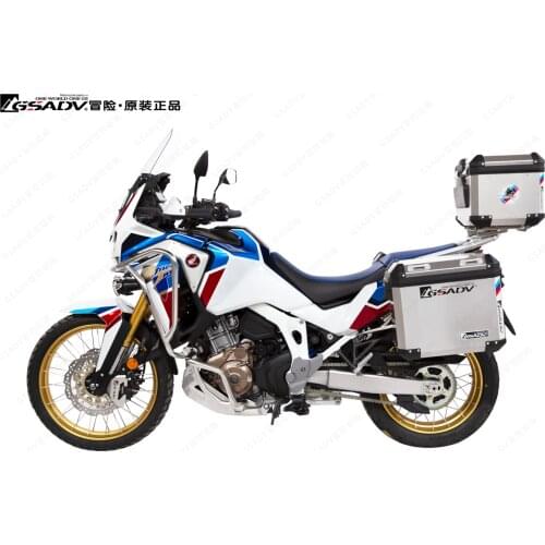For Honda CRF1100L ADV Aluminum Top Case Pannier Motorcycle Luggage Box Suitcase Waterproof