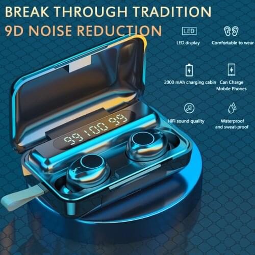 Wireless Bluetooth Earphones F9-30 TWS Smart Headset With Mic Gaming Headphones For xiaomi iphone All Smartphone