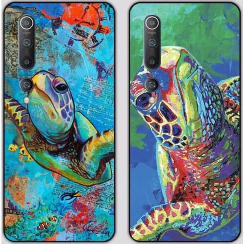 Green Sea Turtle Phone Case for Xiaomi Mi Note 10 Lite Mi 9T Pro xiaomi 10 10 CC9 Pro 9SE
