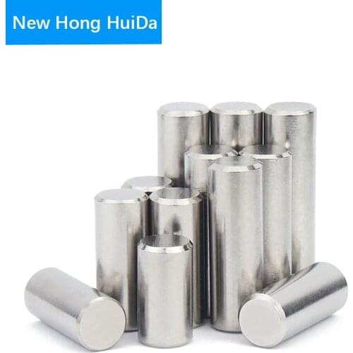 M1.5 M2 M2.5 M3 M4 M5 M6 M8 Cylindrical Pin Chamfering Locating Dowle Pin 304 Stainless Steel