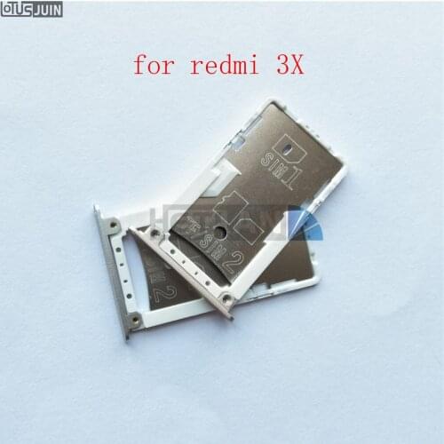 1pcs Sim Card Slot Tray Card Holder For Xiaomi Redmi 3X SIM Holder Slot Tray Container parts