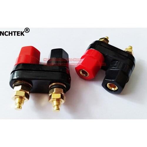 Speaker Amplifier Terminal Binding Post Dual 2-way Banana Plug Jack,Dual Insulated Binding Post Banana Jack,50pcs, Free shipping