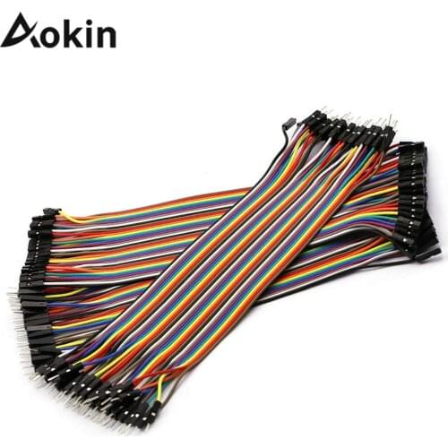 Dupont line 120pcs 15cm male to male male to female and female to female jumper wire Dupont cable for Arduino DIY KIT