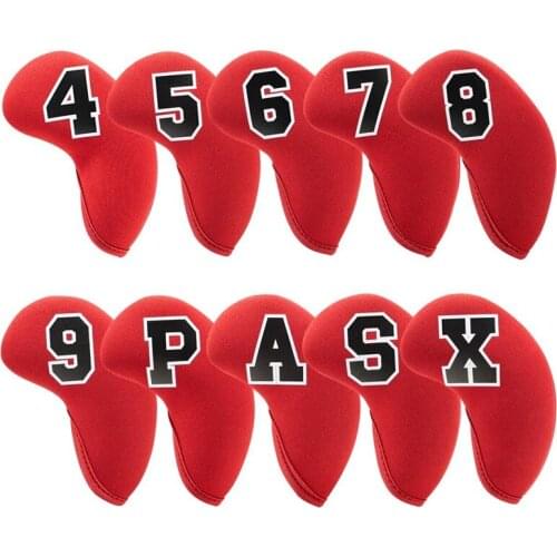 Golf Iron Covers,Neoprene Golf Iron Covers Set ,Golf Club Head Covers For Iron Club Fit All Brands Golf Iron Cover