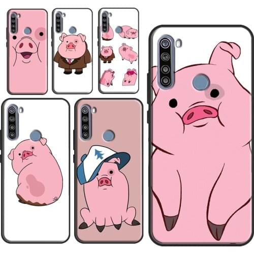 Cute PINK Kawai Pig Phone Case For Xiaomi Redmi Note 10 Pro 8 7 9S 8T 8A 9A 9C 9T K40 Redmi Note 9 Pro Cover