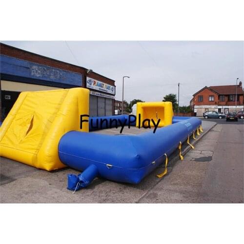 Outdoor portable football pitch for sale,Customized inflatable soap soccer field,Inflatable Football Pitch Sport Arena