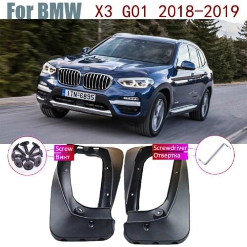 Front Rear Mudflap Fender Mud Guard Flaps Splash Flap Mudguards Accessories Car Mudguard For BMW X3 G01 2019~2018