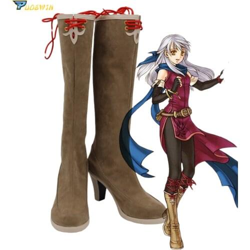 Fire Emblem Radiant Dawn Micaiah Cosplay Boots High Heel Shoes Custom Made