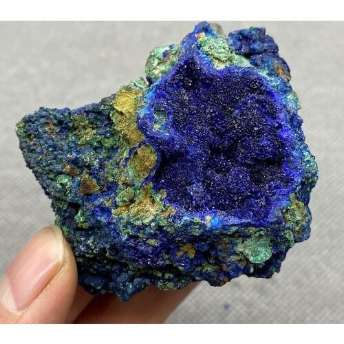 Natural azurite mineral cristal espécime da província de anhui, china