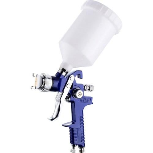 1.4 1.7mm Professional HVLP Air Spray Gun Paint Sprayer 600ml Gravity Feed Airbrush Kit Car Furniture Painting Tool
