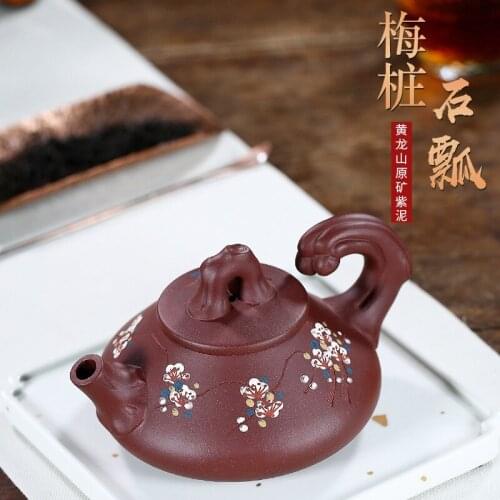 Manufacturers supply yixing products recommended wholesale famous pure manual may pile stone gourd ladle supply stores