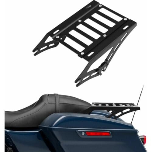 Motorcycle Detachable Two Up Mounting Rack For Harley Tour Pak Touring Road Glide Street Glide Electra Glide Road King 2014-2021