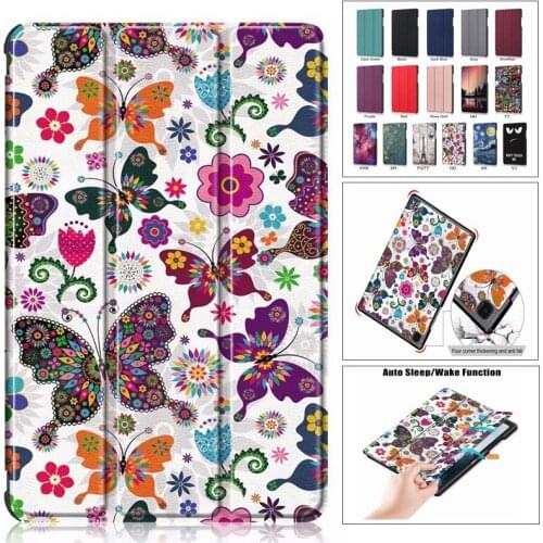 Smart Case Cover For Samsung Galaxy Tab A7 10.4 2020 Case SM-T500 SM-T505 Leather Smart Stand Flower for Galaxy Tab A7 A 7 Cover