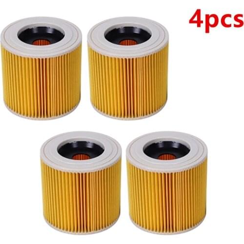 4Pcs/lot Replacement Air Dust Filter for Karcher Vacuum Cleaner Parts WD2250 WD3.200 MV2 MV3 WD3 A2004 A2204 HEPA Filter