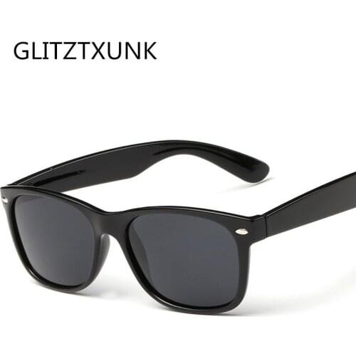 Glitztxunk BRAND DESIGN Classic Polarized Sunglasses Men Women Driving Square Frame Sun Glasses Male Goggle UV400 Gafas De Sol