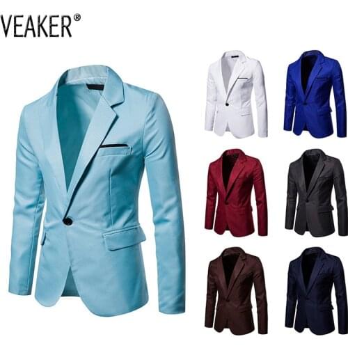 VEAKER Men's Suits And Jackets