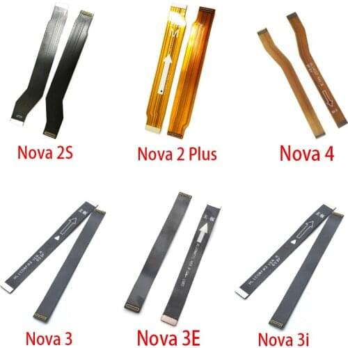 10Pcs/Lot,Main Board Motherboard Connector Board Flex Cable For Huawei Nova 2 Plus 2S 3 3i 3e 4 4e 5 5i Pro MainBoard Flex Cable