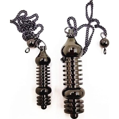 100% copper pendulum pendule Natural Stone Amulet Healing Pyramid spiritual pendulums for dowsing meatl Charms Chakra big shape