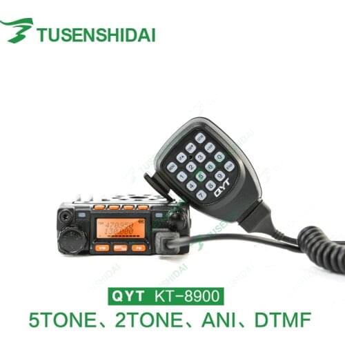 100% Brand New QYT KT-8900 Mini Dual Band Car Radio Transceiver with Programming Cable and Software