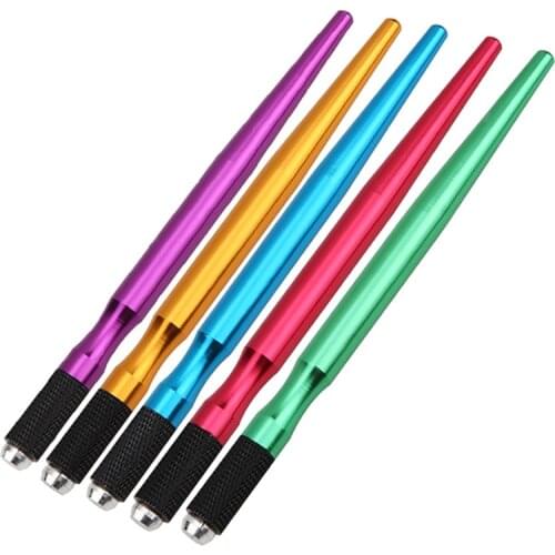 25PCS Microblading Manual Tattoo Pen Permanent Makeup Lips Eyebrow Machine For Embroidery Needle Blade Tebori Munsu