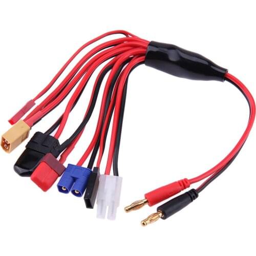 8 in 1 Lipo Battery Multi Charging Plug Convert Cable Line for IMAX B6 Charger RC Car & Airplane Spare Parts Accessories