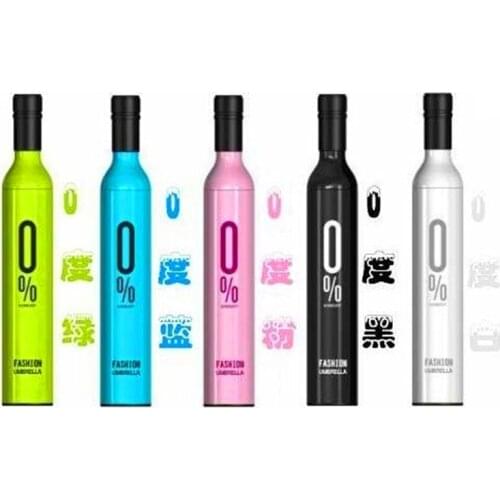 Free Shipment Bottled Umbrella Wine Bottle Umbrellas Promotional Gift Sun Protection Organized Novelty Nylon Raingear