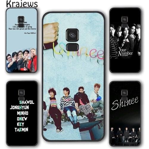 Krajews SHINEE LOGO KPOP JONGHYUN Band Phone Case Cover For Samsung Galaxy S5 S6 S7 edge S8 S9 S10 E lite S20 plus ultra Note