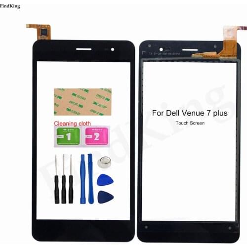For Dell Venue7 Plus Touch Screen Digitizer Front Outer Glass Touch Panel Sensor Replacement Parts