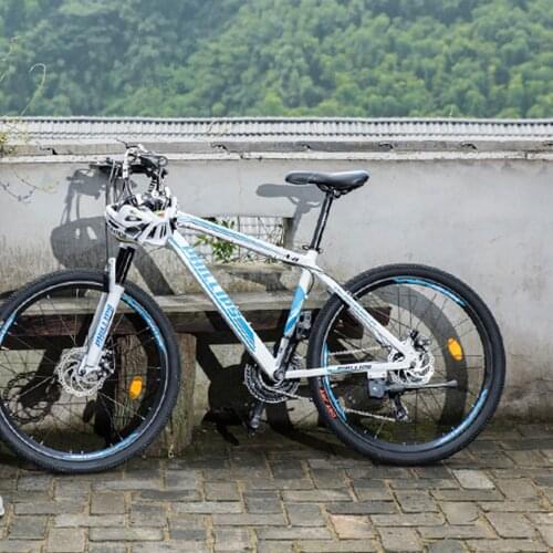 26 Inch 27/30 Speed Forest Mountain Bike Aluminum Alloy Double Disc Brake Hard Frame Womens Bicycle with Spoke Wheel