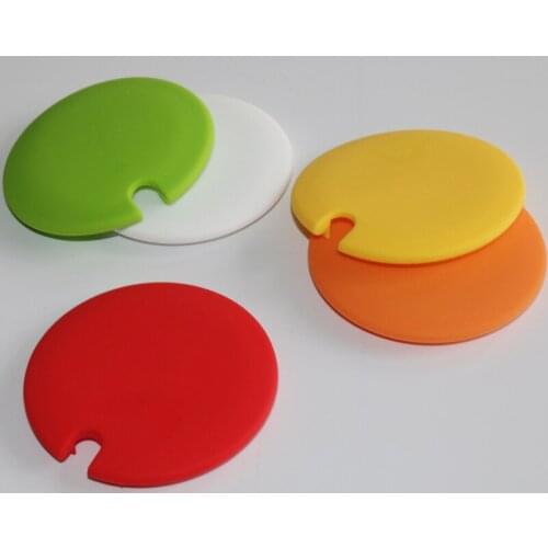 Quevinal Food Grade Silicone Gel Cup Cover With Gap Cups Lids Simply Dustproof Reuseable Anti Dust Coffee Cup Lid Caps