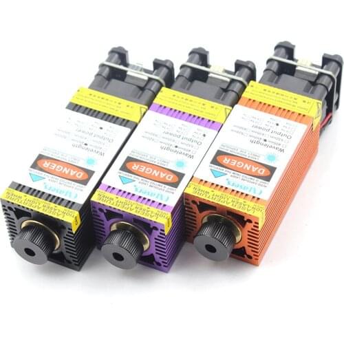 OXLasers 450nm Focusable 5.5W Blue Laser Module DIY 5500mW Laser Head for CNC 3018 Engraving Laser with PWM Control