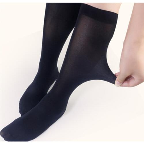 Hot 1Pair New Fashion Women Lower Knee Socks Black Stripe Thigh High Stockings Opaque Warm Japanese School Student Long Sock