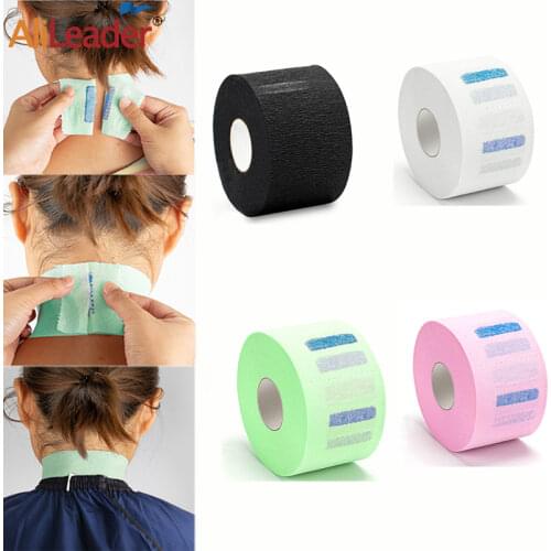 Alileader Cheap Neck Paper Roll Salon Barber Hair Dresser Professional Neck Paper Roll Collar Covering Hairdressing Tools 1 Roll