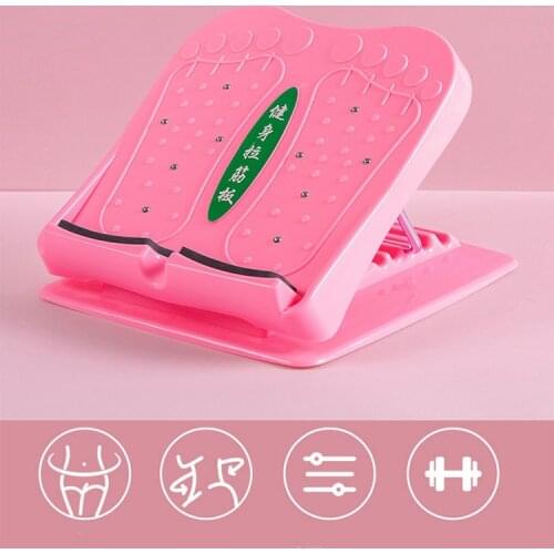 Adjustable Portable Foot Calf Stretcher Slant Board Foot Massage Instrument Yoga Massage Fitness Pedal Stretcher 2021