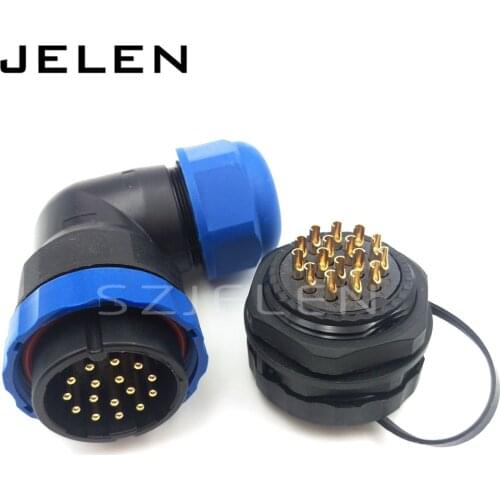 SD28TA-ZM, waterproof connector 16 pin plug and socket, IP67,Automotive connectors, industrial power panel connector