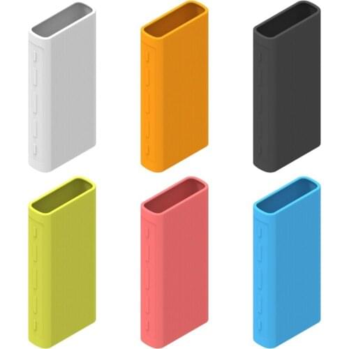 Soft Silicone Protective Case For Xiaomi Power Bank 3 Pro 20000mAh Rubber Cover Shell Skin Protector Sleeve Protection