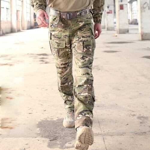 Trueguard Multicam TRU 1/4 Zip Combat Pants Multicam Arid 65/35 Poly Cotton Ripstop Combat Pants MCA Frog Suit Pants