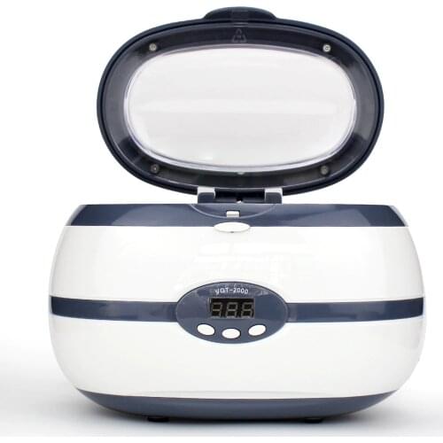 600ML Ultrasonic Cleaner 35W for Necklace Earrings Bracelets Dentures Household Ultrasonic Cleaning Washer machine Baths