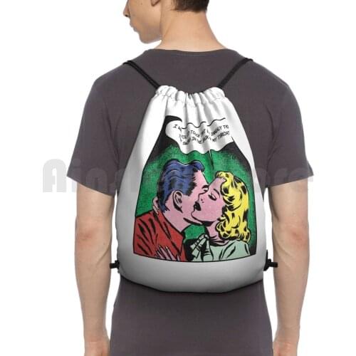 Lil Dangly Thing Wap Vintage Comic Classic Backpack Drawstring Bag Riding Climbing Gym Bag Vintage Comics Wap Wet