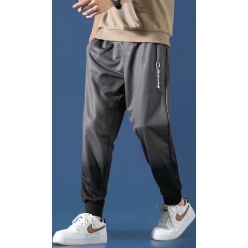 Japanese Fashion Pants Streetwear White Gradient Men Jogging Pants Men Women Spring Summer Light weight Mens Hip Hop Clothing
