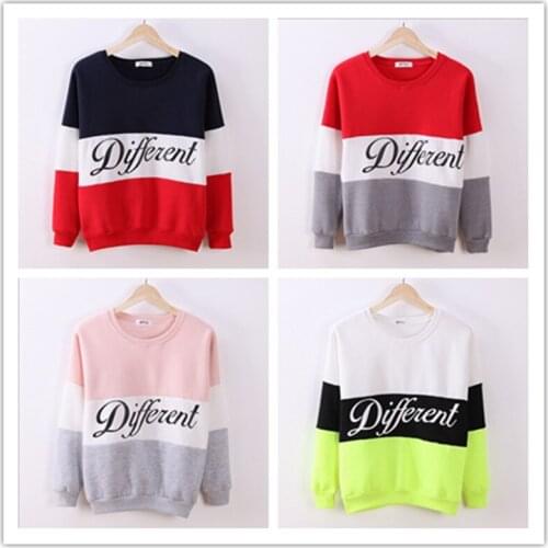 Womans fashion Oversized Korean Women Hoodies Yellow Round Neck Long Sleeve Pullover Hoodie Gothic Women Sweatshirts Streetwear