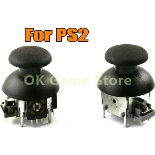1set/lot Replacement for PS2 Controller 3D Analog Joystick + 3D Rocker Joystick Cap small hole Mushrooall Cap