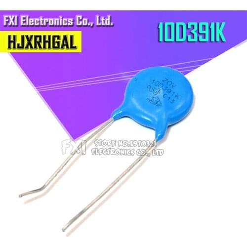 10PCS 391K Piezoresistor 10D391K 390V Varistor Resistor