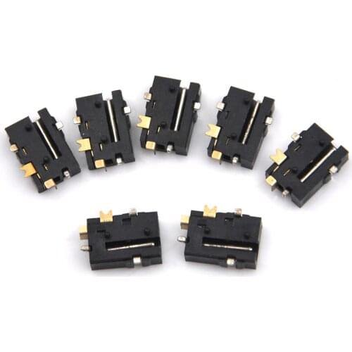 10pcs/lot DC-056 DC Power Socket DC056 2.5-0.7 MM 2.5X0.7MM SMD SMT 5PINS Tablet Power Sockets Female Connector Soldering ROHS