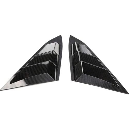 2PCS Car Side ABS Vent Window Scoop Louvers Cover Replacement for Honda Civic 4dr Sedan 2016-2019 Car Exterior Accessories