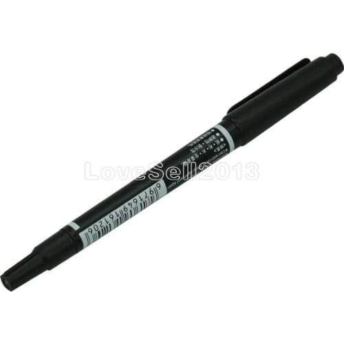 5PCS NEW CCL Anti-etching PCB Circuit Board Ink Marker Double Pen For DIY PCB Repair CCL Printed Circuit Diagram Black