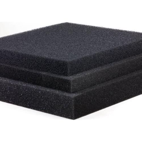 50x50x2cm Aquarium Filter Sponge Biochemical Cotton Fish Tank Pond Filter Foam Black Filtration Foam Aquarium Accessories