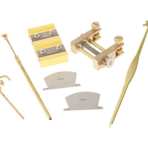 7Pcs/Set Sound Post Gauge Set with Violin Edge Crack Clamp Maintenance Tools