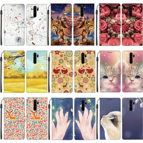 For Xiaomi Redmi Note 8Pro Case Flip Leather Cover Phone Case With Magnetic Wallet Stand