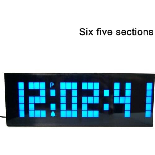 Digital LED Wall Clock Multifunction Desktop Alarm Clock with Calendar Countdown E2S
